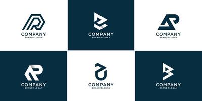 letter r logo collectie voor eerste bedrijf of persoon premium vector