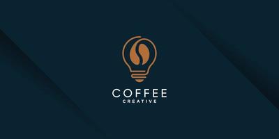 koffie logo sjabloon met creatieve elementen voor zakelijke premium vector deel 3.