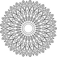 koninklijke mandala-illustraties voor decoratie, ontwerpen, tatoeage, vrede vector