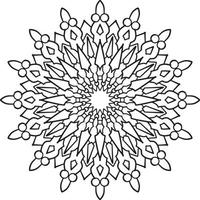 koninklijke mandala-illustraties voor decoratie, ontwerpen, tatoeage, vrede vector