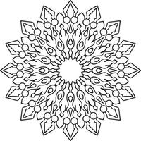 koninklijke mandala-illustraties voor decoratie, ontwerpen, tatoeage, vrede vector