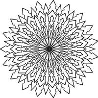 koninklijke mandala-illustraties voor decoratie, ontwerpen, tatoeage, vrede vector