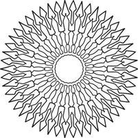 koninklijke mandala-illustraties voor decoratie, ontwerpen, tatoeage, vrede vector