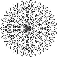 koninklijke mandala-illustraties voor decoratie, ontwerpen, tatoeage, vrede vector