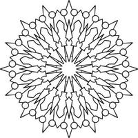 koninklijke mandala-illustraties voor decoratie, ontwerpen, tatoeage, vrede vector