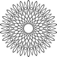 koninklijke mandala-illustraties voor decoratie, ontwerpen, tatoeage, vrede vector