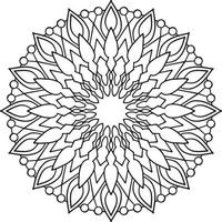 koninklijke mandala-illustraties voor decoratie, ontwerpen, tatoeage, vrede vector