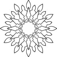 koninklijke mandala-illustraties voor decoratie, ontwerpen, tatoeage, vrede
