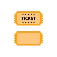 ticketvector voor website symboolpictogram vector