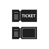 ticketvector voor website symboolpictogram vector