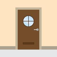 houten deur vector voor website symbool pictogram presentatie