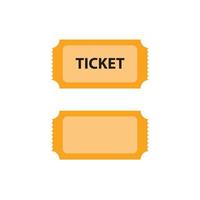 ticketvector voor website symboolpictogram vector