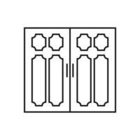 deur vector voor website symbool pictogram presentatie