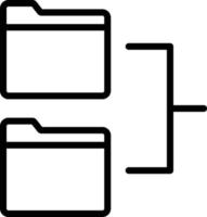 map delen geïsoleerd vectorpictogram dat gemakkelijk kan worden gewijzigd of bewerkt vector