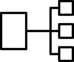 workflow geïsoleerd vectorpictogram dat gemakkelijk kan worden gewijzigd of bewerkt vector