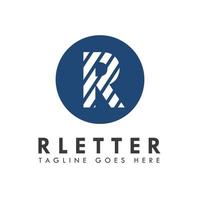 alfabet r letter logo en pictogram ontwerp vector