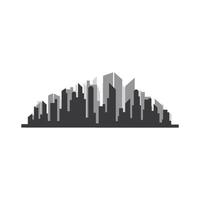 stad skyline silhouet ontwerp vector