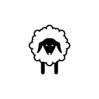 schapen pictogram ontwerpsjabloon vector