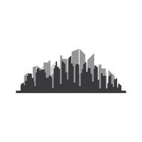 stad skyline silhouet ontwerp vector