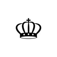 kroon pictogram ontwerpsjabloon vector