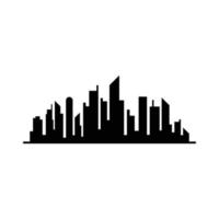 stad skyline silhouet ontwerp vector