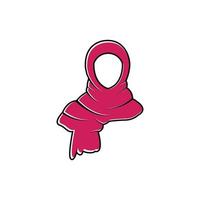 hijab logo pictogram ontwerp sjabloon vector