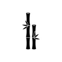 bamboe pictogram ontwerpsjabloon vector