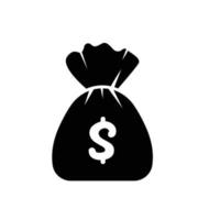 geld tas pictogram ontwerp sjabloon vector