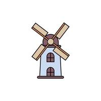 windmolen clipart ontwerpsjabloon vector