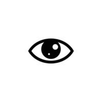 oog pictogram ontwerpsjabloon vector