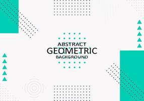 platte geometrische modellen achtergrond vector