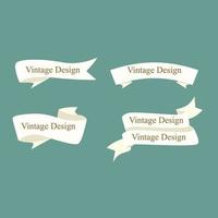 vintage ontwerp voor labelproduct vector