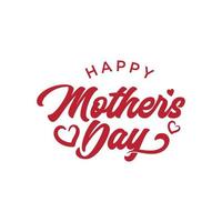 gelukkige moederdag kalligrafie achtergrond vector