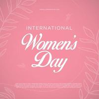 internationale vrouwendag set. vector sjablonen voor kaarten, posters, flyers en andere gebruikers.