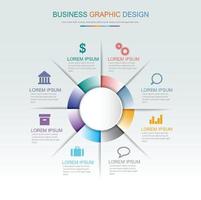 infographic platte vectorontwerpelementillustratie voor gebruikte webbanner of presentatie vector