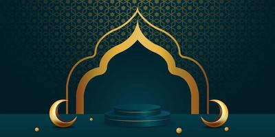 ramadan kareem banner achtergrondontwerp illustratie vector