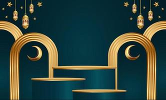 ramadan kareem banner achtergrondontwerp illustratie vector