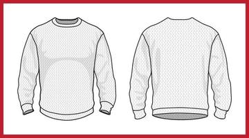 collectie jersey trui pullover. vrijetijdskleding. vectorillustraties vector