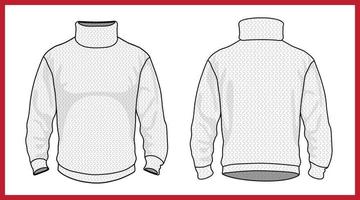 collectie jersey trui pullover. vrijetijdskleding. vectorillustraties vector
