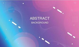 trendy paarse en blauwe gradiënt abstracte achtergrond voor technologieontwerp vector