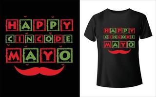 cinco de mayo t-shirt ontwerp vector kunst cinco de mayo vector