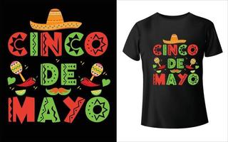 cinco de mayo t-shirt ontwerp vector kunst cinco de mayo vector