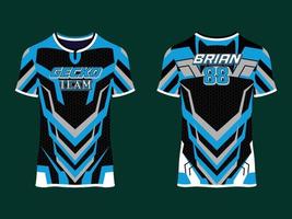 gaming jersey club abstract vector ontwerp