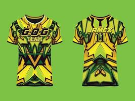 gaming jersey club abstract vector ontwerp