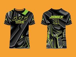 gaming jersey club abstract vector ontwerp
