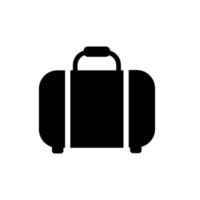 koffer, aktetas, reistas pictogram vector. eenvoudig icoon vector
