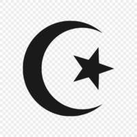 symbool van de islam geïsoleerd vector