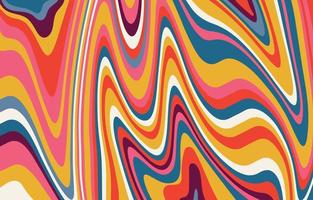 abstract psychedelisch retro concept vector