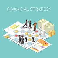 samenstelling van financiële strategie vector