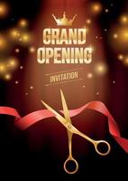 grote opening uitnodiging vector